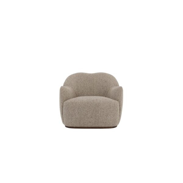 Vale Occasional Swivel Chair in Warm Pebble - AT9622-WRP - GreatFurnitureDeal