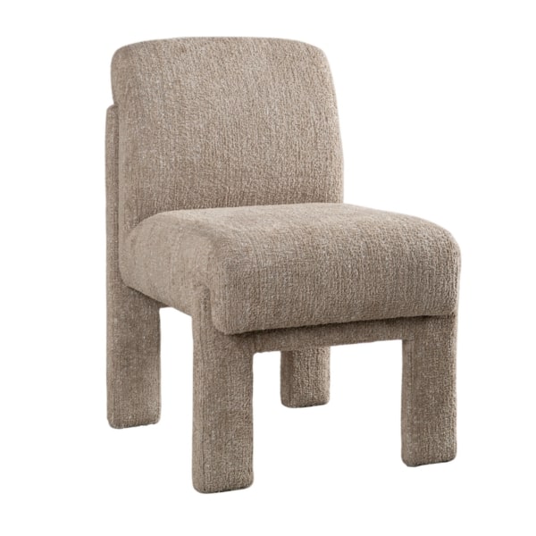 Charley Dining Chair in Static Mushroom - AT992-SCM - GreatFurnitureDeal