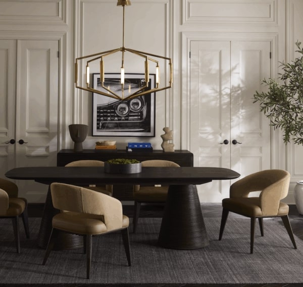 Lawson Dining Chair in Golden Latte - AT993-GDL/TDB - GreatFurnitureDeal