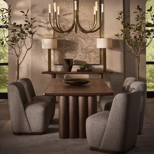 Gracie Dining Chair in Peppered Taupe - AT994-PPT/MMC - GreatFurnitureDeal