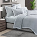 AICO Furniture - Atina 7 Piece King Duvet Set"Gray - BCS-KD07-ATINA-GRY - GreatFurnitureDeal