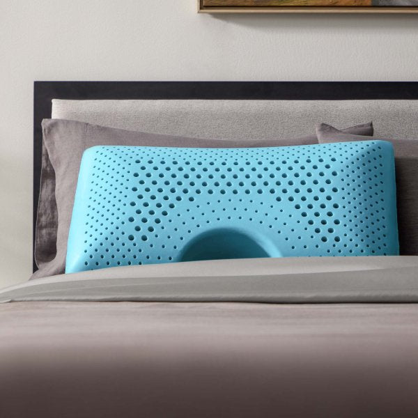 Malouf - Shoulder Zoned Gel ActiveDough™ King Pillow - ZZKKSCMPADZG - GreatFurnitureDeal