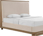 Meridian Furniture - Adagio Brown Fabric Upholstered King Bed (3 Boxes) - AdagioBrown-K - GreatFurnitureDeal