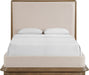 Meridian Furniture - Adagio Brown Fabric Upholstered Queen Bed (3 Boxes) - AdagioBrown-Q - GreatFurnitureDeal