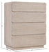 Meridian Furniture - Adagio Natural Solid Wood And Oak Veneer Chest - AdagioNatural-CH - GreatFurnitureDeal