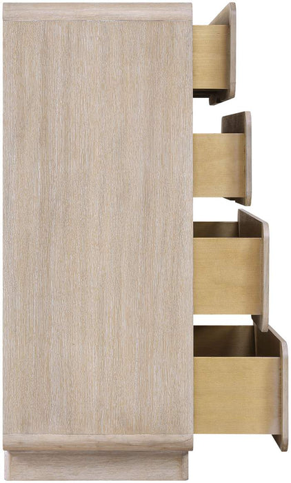 Meridian Furniture - Adagio Natural Solid Wood And Oak Veneer Chest - AdagioNatural-CH - GreatFurnitureDeal