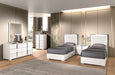 J&M Furniture - Alice Gloss White 6 Piece Twin Platform Bedroom Set - 15545-TWIN-6SET-GLOSS WHITE - GreatFurnitureDeal