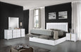 J&M Furniture - Alice White High Gloss 5 Drawers Chest  - 18986-CH-WHITE HIGH GLOSS - GreatFurnitureDeal
