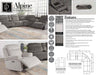 Parker Living - Alpine Power Zero Gravity Recliner P2 in Airy Midnight(Set of 2) - MALP#812PHZ-AIMD - GreatFurnitureDeal