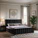 Meridian Furniture - Amara Black Velvet Upholstered King Bed - AmaraBlack-K - GreatFurnitureDeal