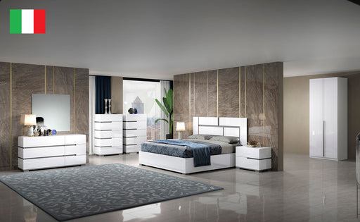 ESF Furniture - Athena Queen Bed in White - ATHENA-Q-WHT - GreatFurnitureDeal