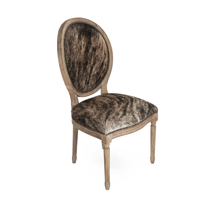 Zentique - Medallion Cowhide Chair - B004 E272 Cow ED - GreatFurnitureDeal