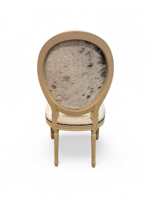 Zentique - Medallion Cowhide Chair - B004 257-1 SPBW - GreatFurnitureDeal