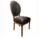 Zentique - Medallion Cowhide Chair - B004 E106 Cow BL - GreatFurnitureDeal