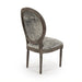Zentique - Medallion Cowhide Chair - B004 E271 Cow SPBL - GreatFurnitureDeal