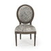 Zentique - Medallion Cowhide Chair - B004 E271 Cow SPBL - GreatFurnitureDeal