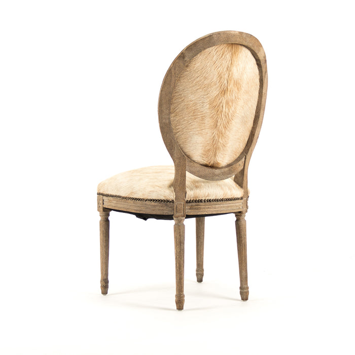 Zentique - Medallion Cowhide Chair - B004 E272 Cow B - GreatFurnitureDeal