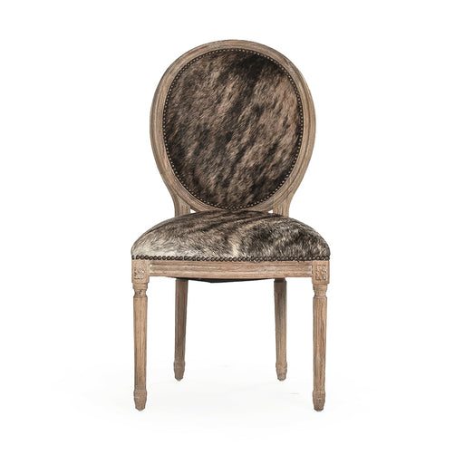 Zentique - Medallion Cowhide Chair - B004 E272 Cow ED - GreatFurnitureDeal