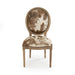 Zentique - Medallion Cowhide Chair - B004 E272 Cow SPBRW - GreatFurnitureDeal