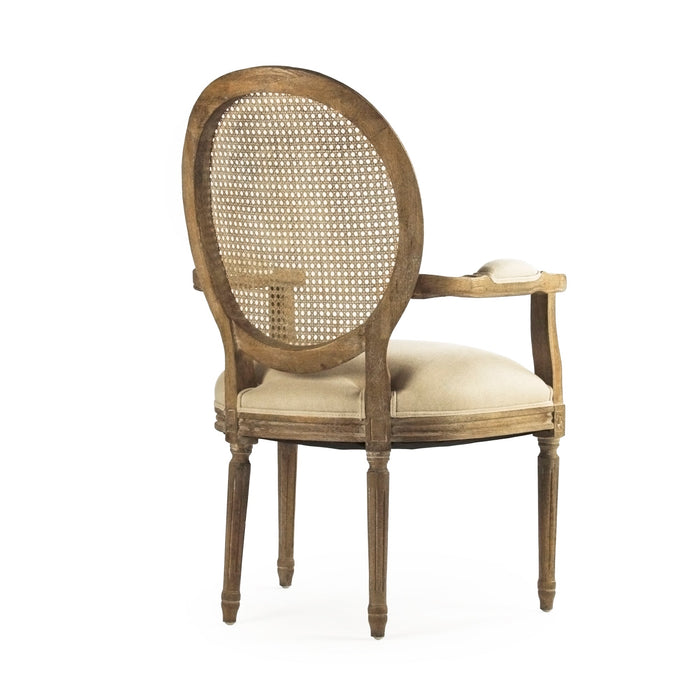 Zentique - Medallion Arm Chair - B009-Cane E272 A003 - GreatFurnitureDeal