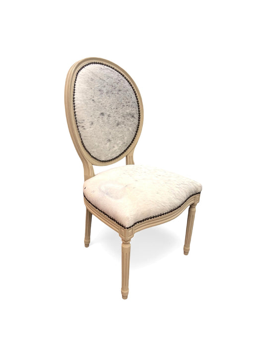 Zentique - Medallion Cowhide Chair - B004 309 SPBLW - GreatFurnitureDeal