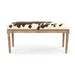 Zentique - Cow Hide Bench - B014 E272 Cow BRWW - GreatFurnitureDeal