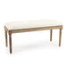 Zentique - Cow Hide Bench - B014 E272 Cow W - GreatFurnitureDeal