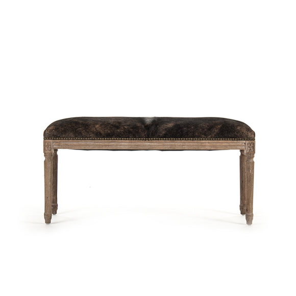 Zentique - Cow Hide Bench - B014 E272 Cow ED - GreatFurnitureDeal