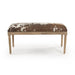 Zentique - Cow Hide Bench - B014 E272 Cow EL SPBRW - GreatFurnitureDeal
