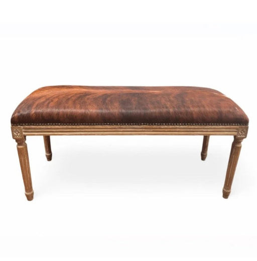 Zentique - Cow Hide Bench - B014 E272 Cow EM - GreatFurnitureDeal