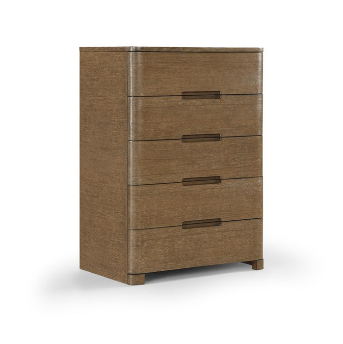 Meridian Furniture - Caswell Brown Oak Veneer And Solid Wood Chest - B1204-CH - GreatFurnitureDeal