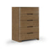 Meridian Furniture - Caswell Brown Oak Veneer And Solid Wood Chest - B1204-CH - GreatFurnitureDeal