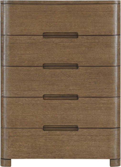Meridian Furniture - Caswell Brown Oak Veneer And Solid Wood Chest - B1204-CH - GreatFurnitureDeal