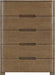 Meridian Furniture - Caswell Brown Oak Veneer And Solid Wood Chest - B1204-CH - GreatFurnitureDeal