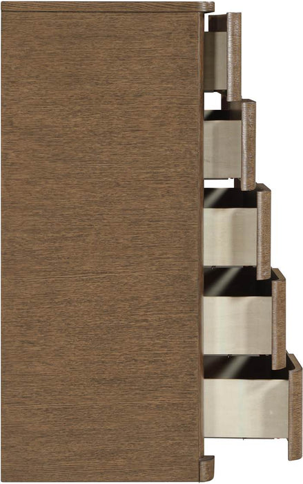 Meridian Furniture - Caswell Brown Oak Veneer And Solid Wood Chest - B1204-CH - GreatFurnitureDeal