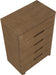 Meridian Furniture - Caswell Brown Oak Veneer And Solid Wood Chest - B1204-CH - GreatFurnitureDeal