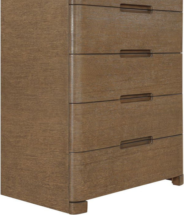 Meridian Furniture - Caswell Brown Oak Veneer And Solid Wood Chest - B1204-CH - GreatFurnitureDeal
