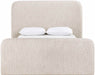 Meridian Furniture - Fira Beige Linen Textured Fabric Upholstered Queen Bed - B1221Beige-Q - GreatFurnitureDeal