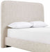 Meridian Furniture - Fira Beige Linen Textured Fabric Upholstered Queen Bed - B1221Beige-Q - GreatFurnitureDeal