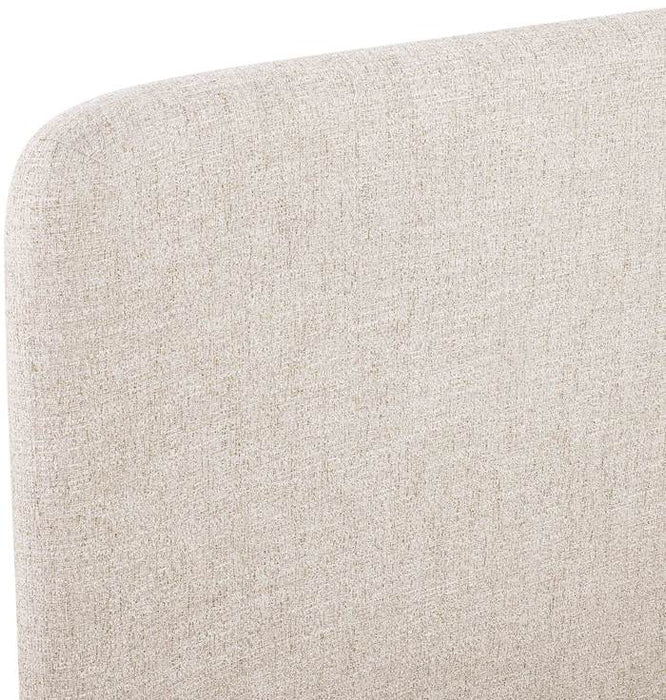 Meridian Furniture - Fira Beige Linen Textured Fabric Upholstered Queen Bed - B1221Beige-Q - GreatFurnitureDeal