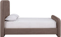 Meridian Furniture - Fira Brown Chenille Fabric Upholstered Queen Bed - B1222Brown-Q - GreatFurnitureDeal