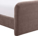 Meridian Furniture - Fira Brown Chenille Fabric Upholstered Queen Bed - B1222Brown-Q - GreatFurnitureDeal