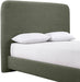 Meridian Furniture - Fira Green Chenille Fabric Upholstered Queen Bed - B1222Green-Q - GreatFurnitureDeal
