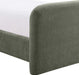 Meridian Furniture - Fira Green Chenille Fabric Upholstered Queen Bed - B1222Green-Q - GreatFurnitureDeal