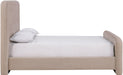 Meridian Furniture - Fira Taupe Chenille Fabric Upholstered Queen Bed - B1222Taupe-Q - GreatFurnitureDeal