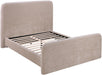 Meridian Furniture - Fira Taupe Chenille Fabric Upholstered Queen Bed - B1222Taupe-Q - GreatFurnitureDeal