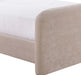 Meridian Furniture - Fira Taupe Chenille Fabric Upholstered Queen Bed - B1222Taupe-Q - GreatFurnitureDeal