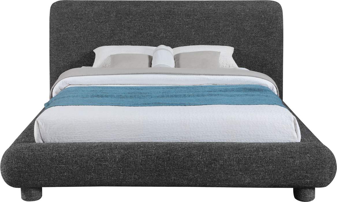 Meridian Furniture - Blair Black Fabric Upholstered King Bed - B1234Black-K - GreatFurnitureDeal