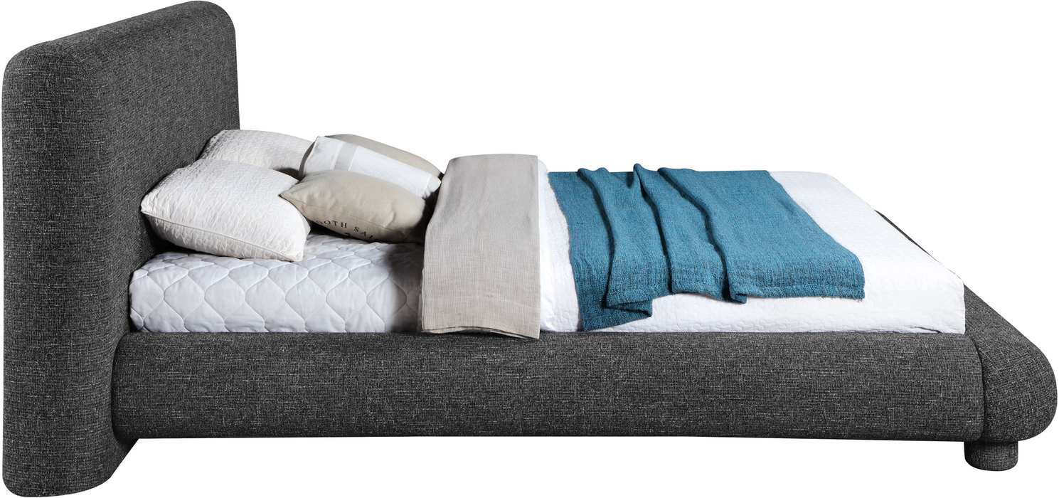 Meridian Furniture - Blair Black Fabric Upholstered King Bed - B1234Black-K - GreatFurnitureDeal