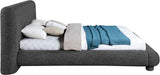 Meridian Furniture - Blair Black Fabric Upholstered King Bed - B1234Black-K - GreatFurnitureDeal